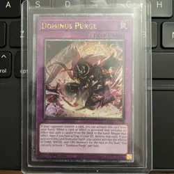 Yu-Gi-Oh Dominus Purge Quarter Century Secret Rare Card TCG 1st Edition - Image 1