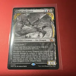 Zurgo and Ojutai (Showcase) #319 (NM) March of the Machine MOM Magic MTG - Image 3