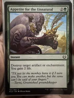 MTG Magic the Gathering Appetite for the Unnatural (141/291) Kaladesh NM - Image 1