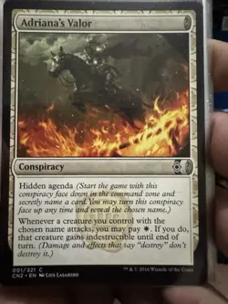 Adriana's Valor - Conspiracy: Take the Crown #001/221 MTG Magic The Gathering - Image 1