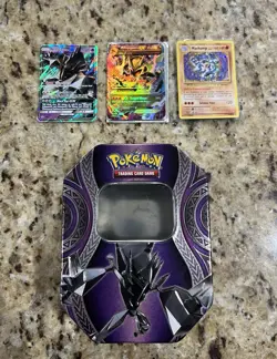 2 Very Rare Pokemon Cards + 240 Cards + Necrozma-GX Tin - Image 1