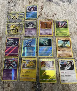 2 Very Rare Pokemon Cards + 240 Cards + Necrozma-GX Tin - Image 5