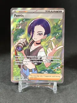 Perrin # 209/167 SV06: Twilight Masquerade Full Art Pokemon Card  NM - Image 1