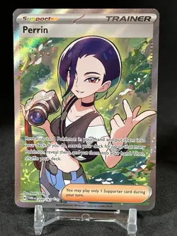 Perrin # 209/167 SV06: Twilight Masquerade Full Art Pokemon Card  NM - Image 3