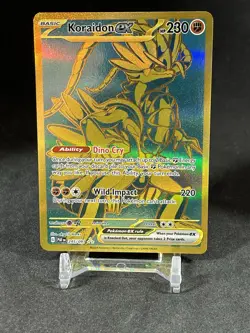 Koraidon EX Hyper Rare # 245/091 Paldean Fates Pokemon Card NM - Image 3