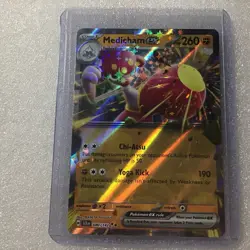 PokÃ©mon TCG Medicham EX Sv07 Stellar Crown Holo Double Rare Card 080/142 - Image 1