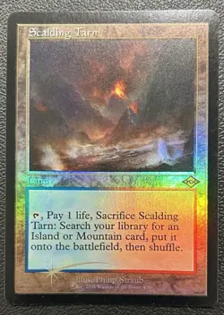 MTG English Retro Border FOIL Scalding Tarn NM: Modern Horizons 2 - Image 1