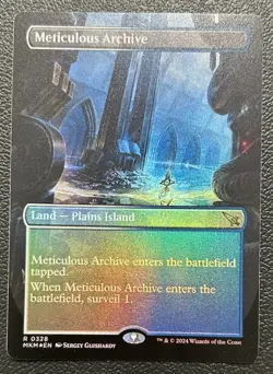 MTG English Borderless FOIL Meticulous Archive NM Murders at Karlov Manner - Image 1