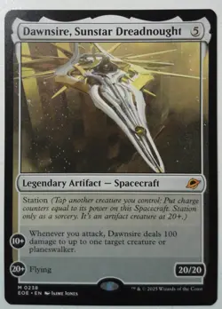 Dawnsire, Sunstar Dreadnought *Mythic Rare* Magic MtG x1 Edge of Eternities - Image 1
