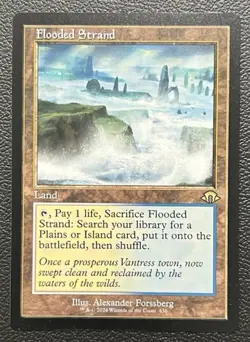 MTG English Flooded Strand (Retro Frame) NM: Modern Horizons 3 - Image 1