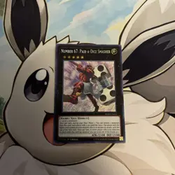 X3! Yugioh Number 67: Pair-a-Dice Smasher BLRR-EN031 Battles of Legend 1st Ed Nm - Image 1