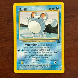 Marill 29 Black Star WOTC Promo Pokemon Card - Image 1