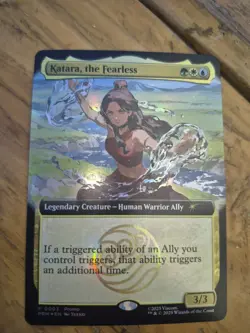 Magic The Gathering X Avatar Katara The Fearless Promo Card San Diego Comic Con - Image 1