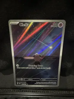PokÃ©mon TCG Cleffa 202/197 Obsidian Flames Illustration Rare Card NM Condition - Image 1