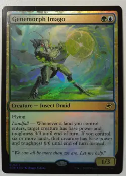 Genemorph Imago *FOIL Rare* Magic MtG x1 Edge of Eternities - Image 1
