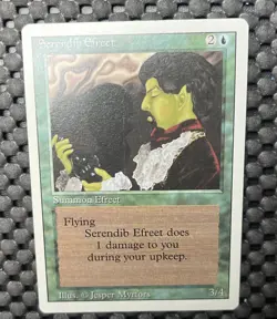 Serendib Efreet Revised Mtg LP/NM Magic The Gathering Vintage Single  - Image 1