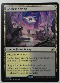 Godless Shrine *Rare* Magic MtG x1 Edge of Eternities - Image 1
