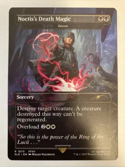 MTG Noctis's Death Magic (Regular) Secret Lair x Final Fantasy 1870 FFXV NM - Image 1
