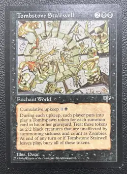 1996 WOTC MtG Mirage Tombstone Stairwell (R) NM !! - Image 1