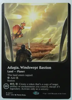 Adagia, Windswept Bastion *Borderless Rare* Magic MtG x1 Edge of Eternities - Image 1