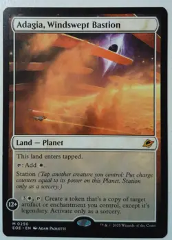 Adagia, Windswept Bastion *Mythic Rare* Magic MtG x1 Edge of Eternities - Image 1