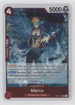 2022 One Piece Card Game: Paramount War OP02 R Marco #OP02-018 15fy - Image 1