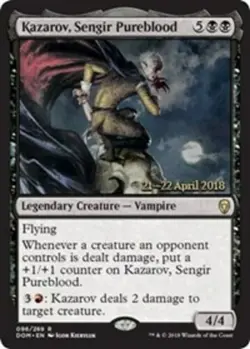 Kazarov, Sengir Pureblood - Foil - Prerelease Promo x1 - Pre-Release Promos - NM - Image 1