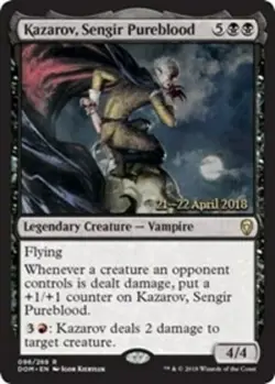 Kazarov, Sengir Pureblood - Foil - Prerelease Promo x1 - Pre-Release Promos - NM - Image 2