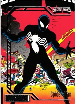 SPIDER MAN #58 BASE Upper Deck Marvel Allegiance Secret Wars COLLECTIBLE CARD - Image 1