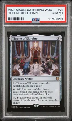 2023 PSA 10 Throne of Eldraine Magic the Gathering, 28 - Image 1