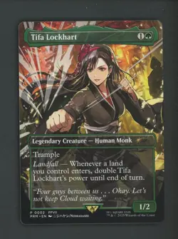 Magic The Gathering MTG PTQ Tifa Lockhart Promo MagicCon Human Monk Non Foil - Image 3