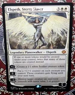 Elspeth, Storm Slayer #0011 - Tarkir: Dragonstorm NM-Mint MTG MAGIC Trading Card - Image 1