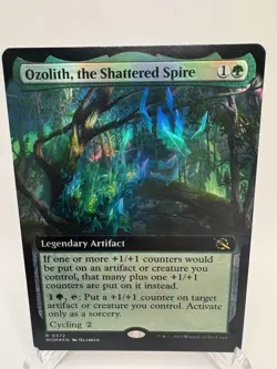 Ozolith, the Shattered Spire - Foil Extended Art MOM NM MTG - Image 2