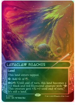Lavaclaw Reaches (0022) - Foil - Borderless Edge of Eternities - Image 2