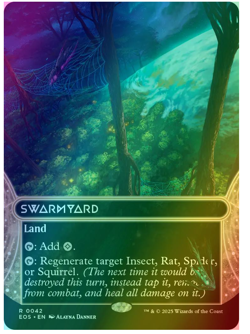 Swarmyard (0042) - Foil - Borderless Edge of Eternities - Image 2
