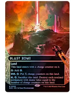 Blast Zone (0002) - Foil - Borderless Edge of Eternities - Image 1