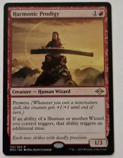 WOTC MtG Modern Horizons 2 Harmonic Prodigy (R) NM - Image 2