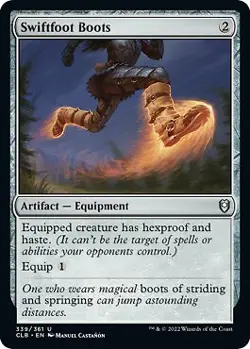 Swiftfoot Boots Commander Legends: Battle for Baldur's Gate Foil - Image 1