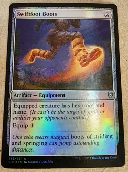 Swiftfoot Boots Commander Legends: Battle for Baldur's Gate Foil - Image 3