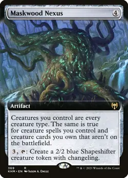 MTG Maskwood Nexus Extended Art ** Kaldheim ** English (NM) - Image 1