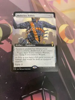 MTG - MULTICLASS BALDRIC - RARE - CLB - NM - EXTENDED ART - Image 1