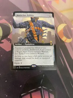 MTG - MULTICLASS BALDRIC - RARE - CLB - NM - EXTENDED ART - Image 2