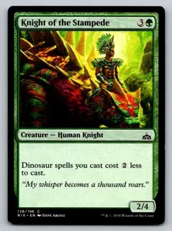 Knight of the Stampede Rivals of Ixalan Regular - Image 1