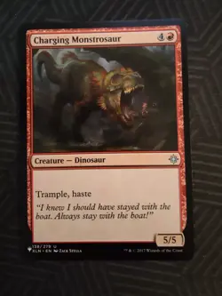 mtg charging monstrosaur mystery booster - Image 1