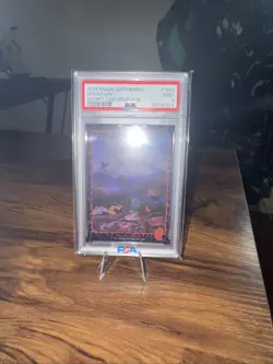 Magic The Gathering Brain Dead Secret Lair Mountain Foil 1655 Graded Slab Psa 9 - Image 2