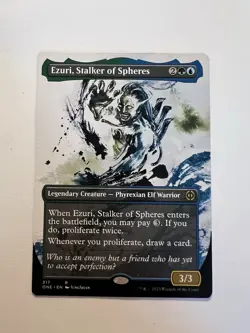 Ezuri, Stalker of Spheres - BORDERLESS - MTG Phyrexia: All Will Be One - NM - Image 1