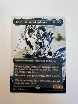 Ezuri, Stalker of Spheres - BORDERLESS - MTG Phyrexia: All Will Be One - NM - Image 2
