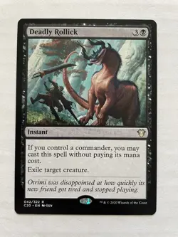MTG  Deadly Rollick  042/322  C20 - Image 1