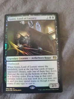 Gonti, Lord of Luxury Foil Kaladesh NM MTG Card - Image 1