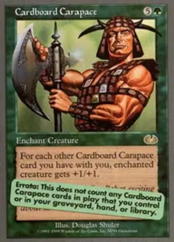 Cardboard Carapace - Unglued # MTG Magic The Gathering - Image 2